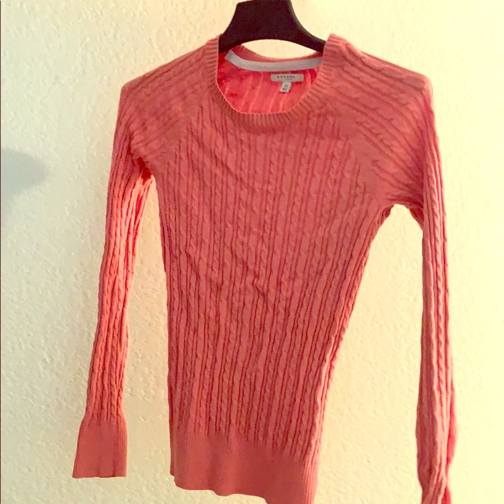Coral sweater